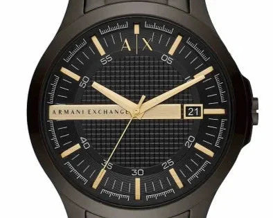 Armani Exchange Hampton AX2413 Men's Chronograph – Black Dial with Black Stainless Steel Strap