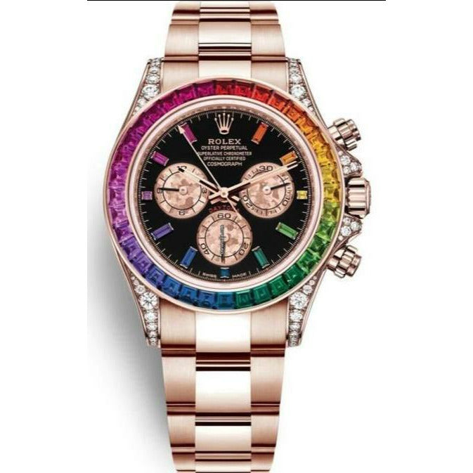 Rolex  Daytona Rainbow ROSE GOLD