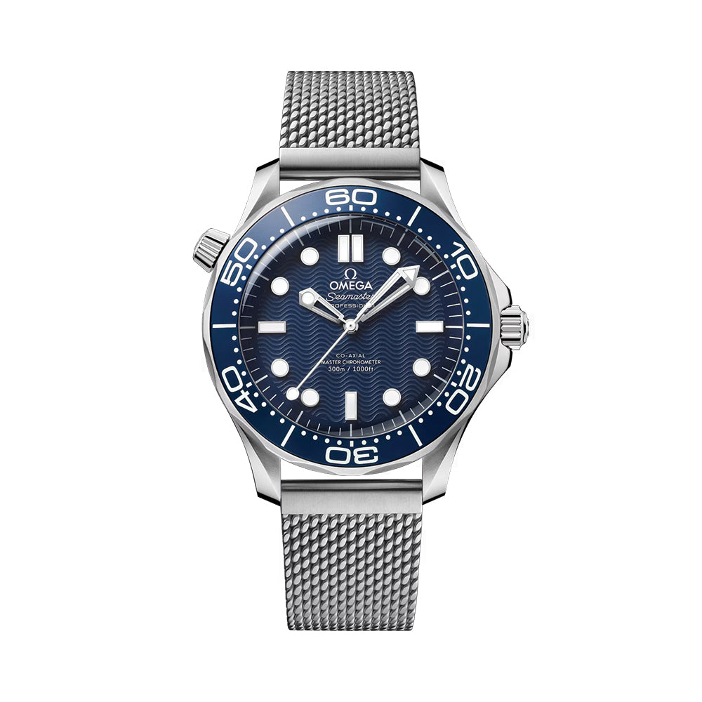 OMEGA Seamaster Diver 300M James Bond 60th Anniversary Edition 42mm - Blue on Bracelet